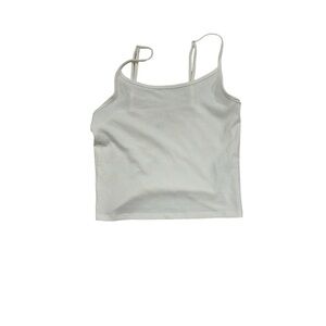 White American eagle thin strap ribbed tank top